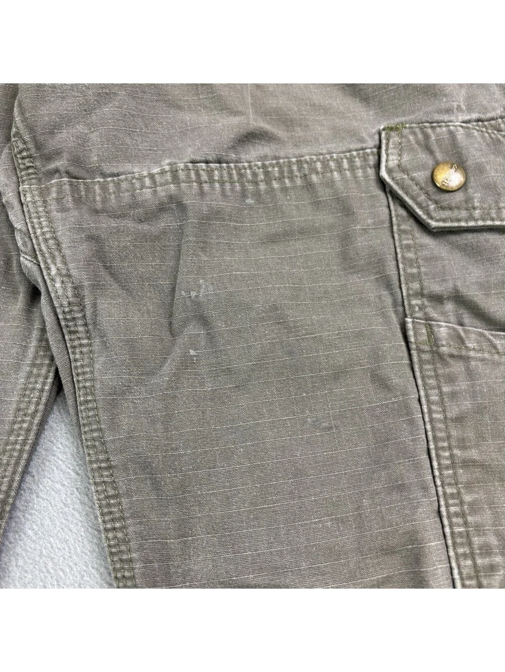 Carhartt Double Knee Cargo Pants Size 30x28 in Green B342 MOS